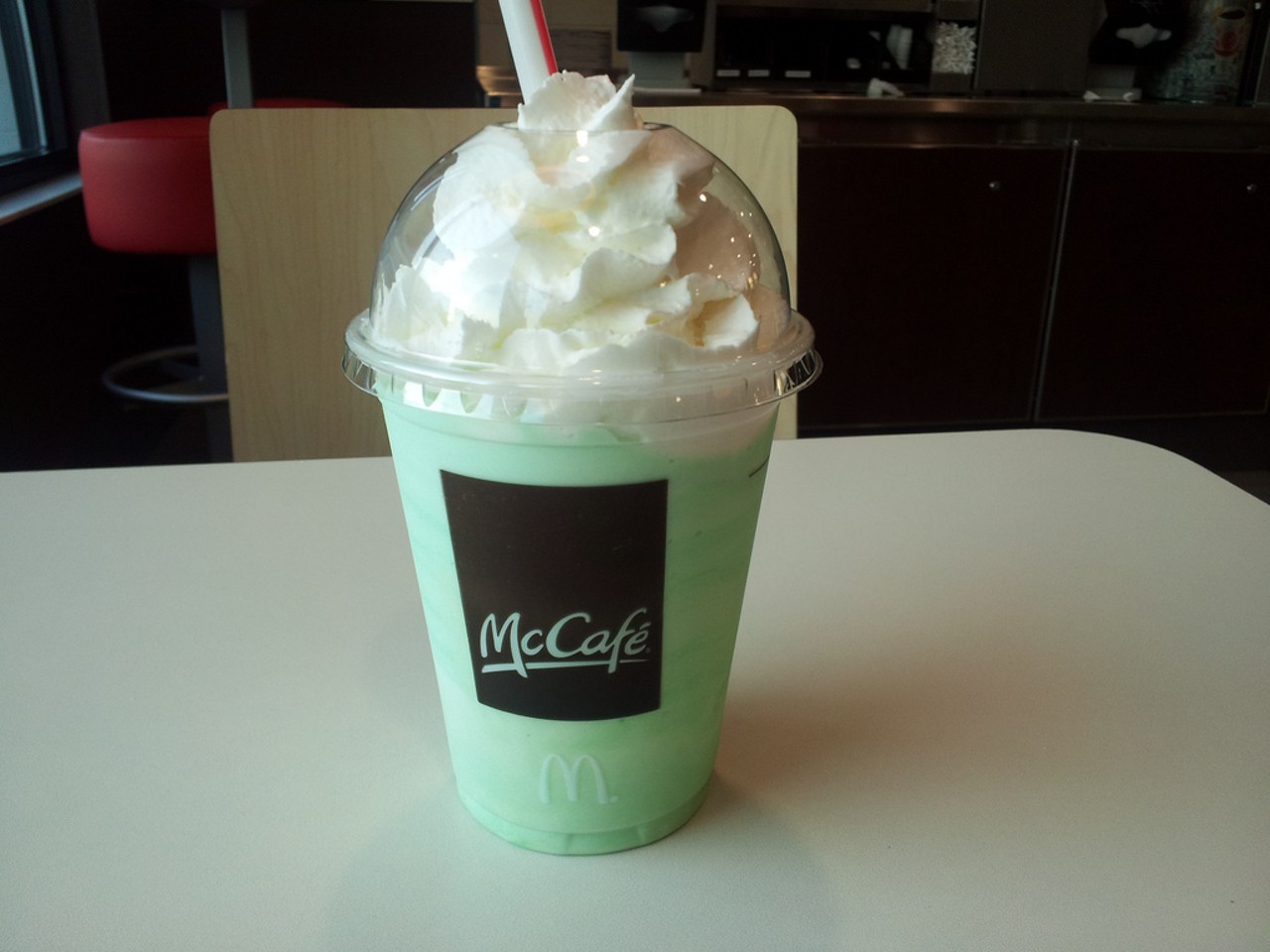Get a shamrock shake at McDonald's Let's not kid ourselves, they're magically delicious. (Photo via Flickr user Todd Van Hoosear)