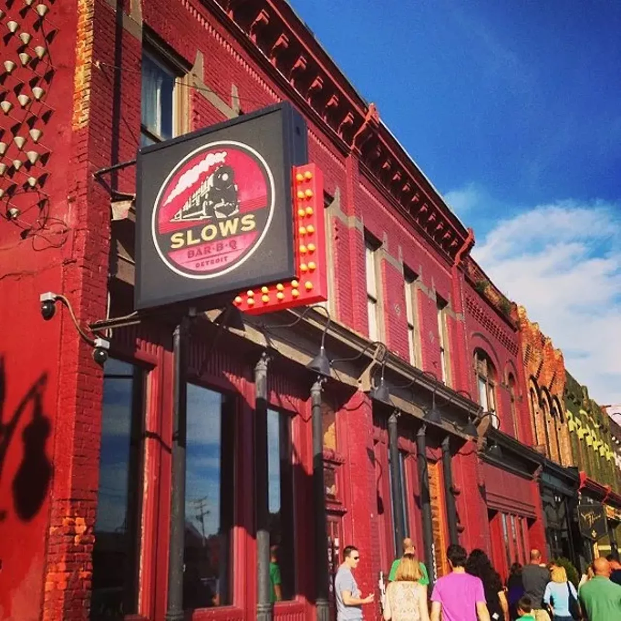 Slow&#146;s Bar 2138 Michigan Ave., Detroit; 313-962-9828 What is there left to say about Slow&#146;s? The internationally famous barbecue joint is known for their speciality sandwich called The Reason. Legend has it, the slow smoked pork butt sandwich was the catalyst for the restaurant itself to open. Photo via Instagram, valeebelly