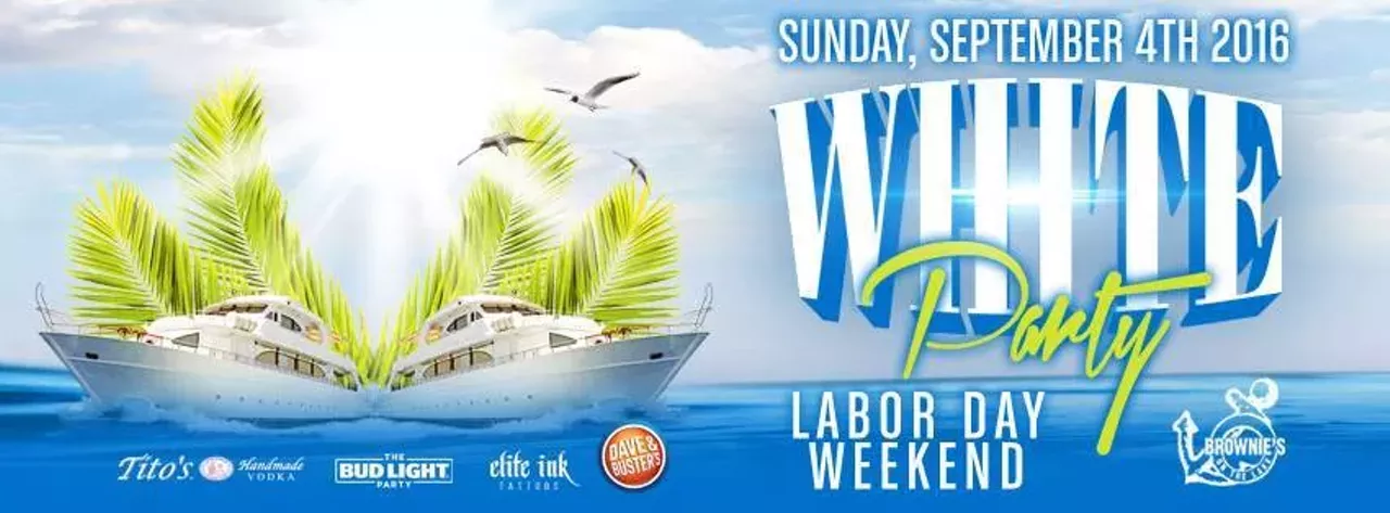 Sunday, 9/4 White Party @ Brownie&#146;s
