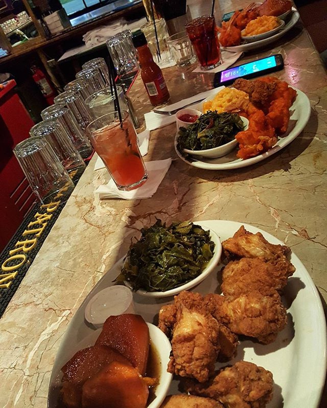 Floods Bar and Grille, 731 St. Antoine This downtown establishment, owned by the same Byrd family behind The Block in Midtown, has been serving up soul food, drinks, and live entertainment for almost 30 years. (Photo via Instagram user @kanitaunique)