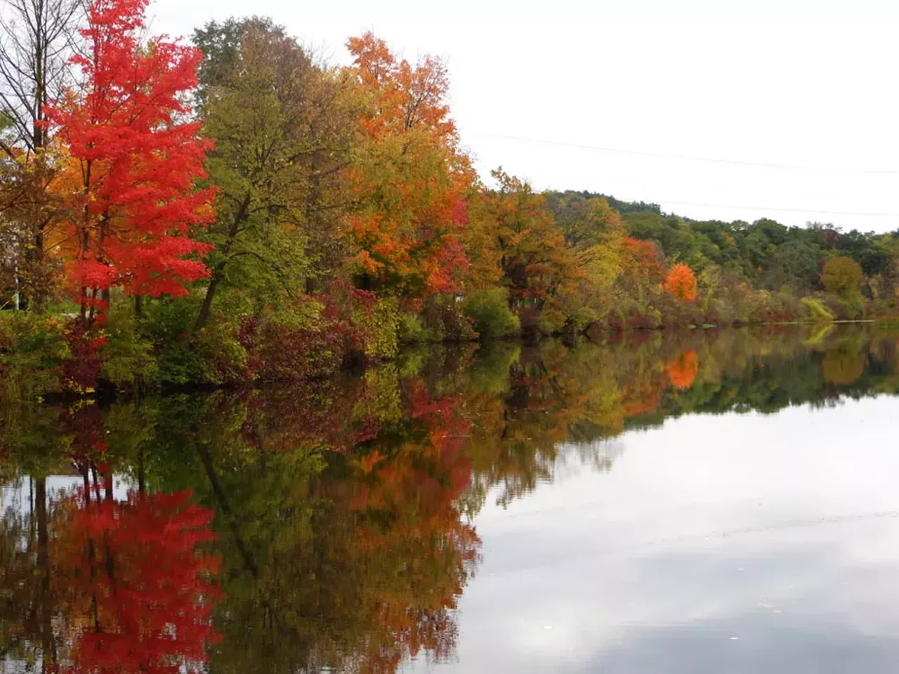 Middleville, MI This Grand Rapids suburb is quite small but has some of the best fall colors you'll see. Photo by Rachel Kramer via Flickr.