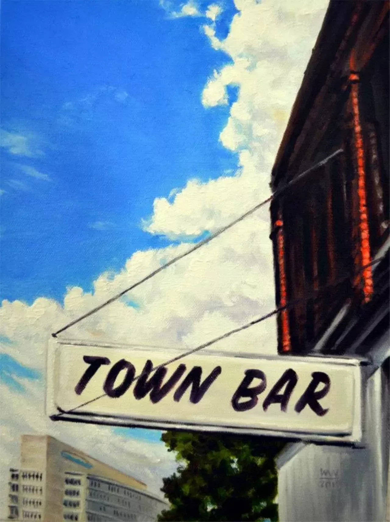 Town Bar by Marty Winters Click here for Studio Visit