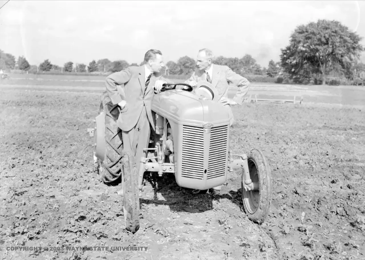 Tractor demonstration from Virtual Motor City (Photo credit: Detroit News Collection, Walter P. Reuther Library, Wayne State University)