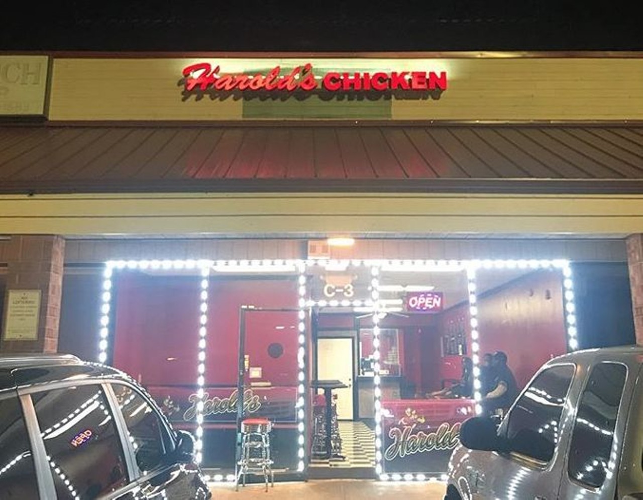 Harold's Chicken Shack
In "Fredo Santana&#146;s Jealous," rapper Kendrick Lamar sings that he flew his private jet straight from Rome to Chicago, all for some sweet, sweet Harold&#146;s chicken. We don&#146;t know if that&#146;s true, but we do know we want that chicken too. 
Photo via Instagram user @logan__harris23