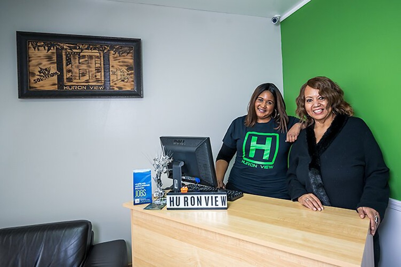 Huron View
3152 Packard St., Ann Arbor; 734-882-2970; a2huronview.com
Mother-daughter duo Christina and Teesha Montague opened their Ann Arbor dispensary in 2017, becoming one of the only locally owned dispensaries in the area. They care deeply about the community: during the coronavirus pandemic, the Montagues started a "Meds and Meals" program that pairs in-need customers with free meals from a local restaurant. They're open for medical and recreational marijuana sales. &#147;We've got some of the best chronic in the state right now,&#148; Teesha tells Metro Times.
Photo by Doug Coombe