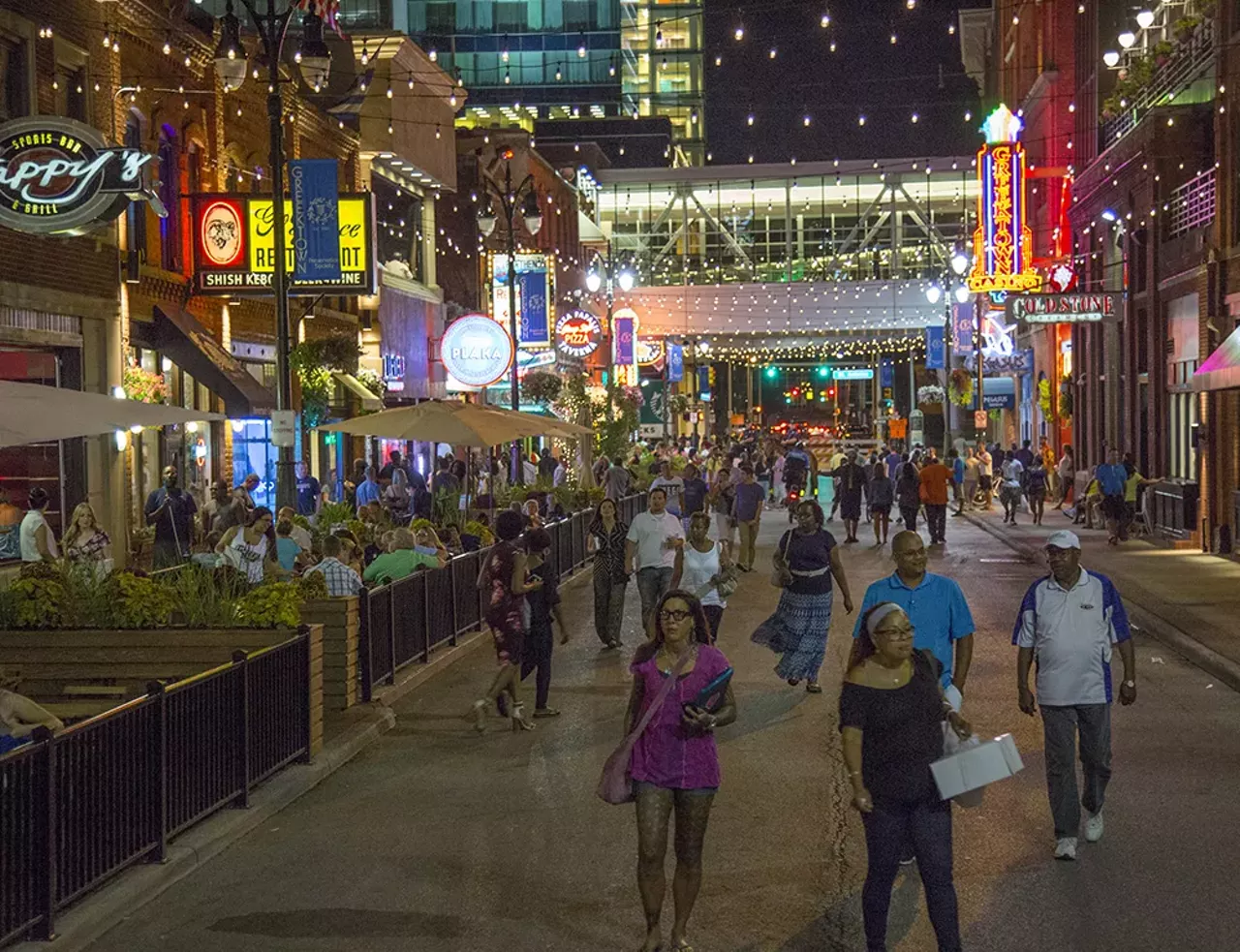 Get down in Greektown Last year, “I’m in Greek town area” became a local euphemism for revelry after a mother shared a text-message conversation between her and her son, who had tracked her phone’s location to the Delmar, a bar in Detroit’s rowdiest entertainment district. Between institutions like the Old Shillelagh and newer rooftop nightclubs like Level Two and Exodos, this neighborhood buzzes with a party atmosphere during the summer months. Just, you know, behave yourselves.