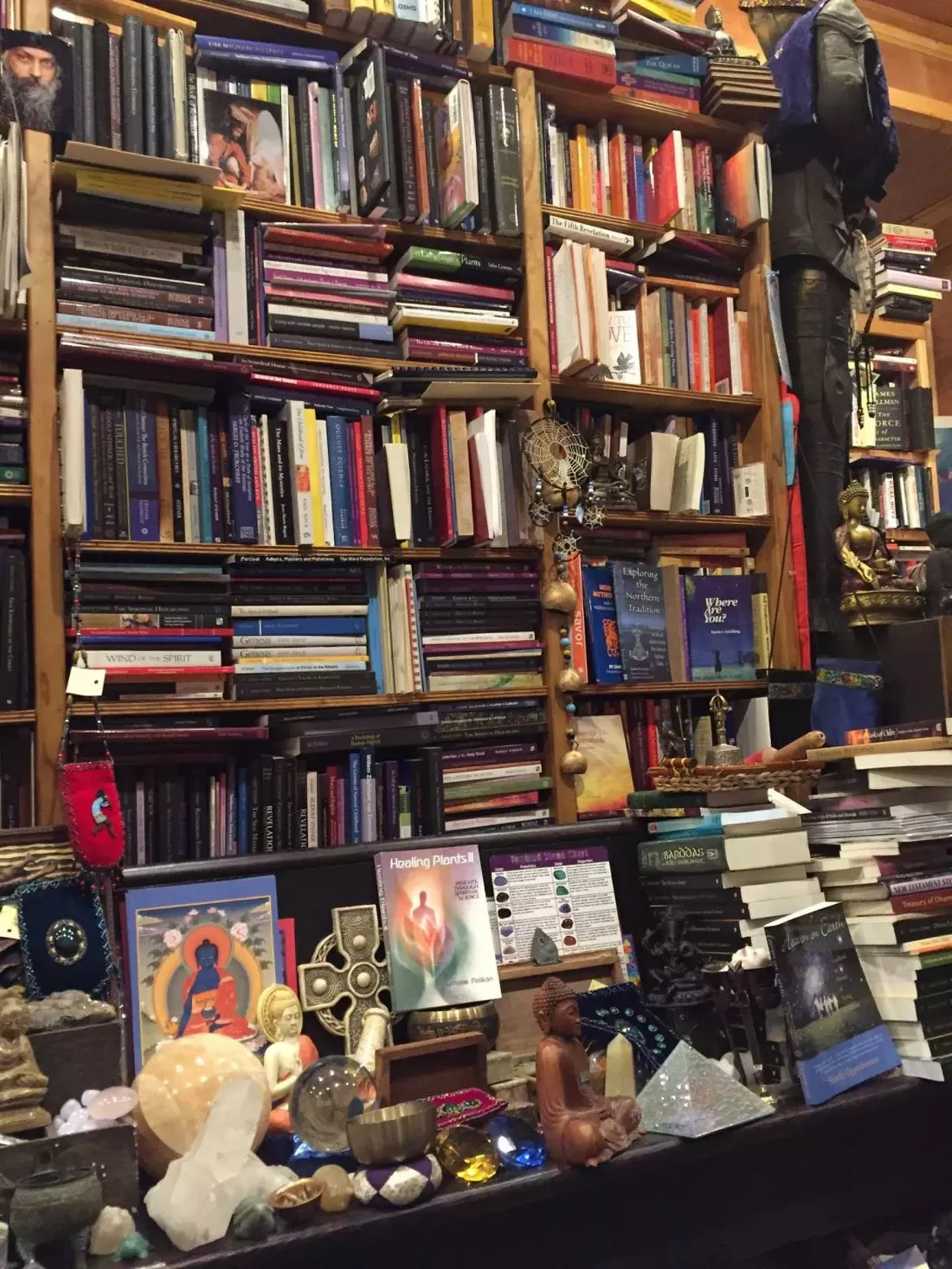 Mayflower Book Shop 2645 Twelve Mile Rd., Berkley; 248-547-8227; Open noon to 6 p.m. Specializing in books about esoteric and spiritual sciences, Mayflower Book Shop is the go-to spot for anyone looking to broaden their horizon. From Theosophy and Buddhism to veganism, astrology, paganism, and the tarot, Mayflower also offers crystals, gemstones, and religious artifacts. Photo via Facebook 