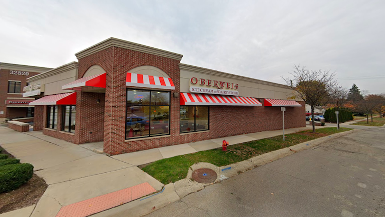 Oberweis Ice Cream and Dairy Store
32808 Woodward Ave., Royal Oak; 248-565-1071 | 6854 Rochester Rd., Troy; 248-250-9574; oberweis.com
Oberweis is a regional Midwestern chain mostly based in Illinois. Their motto? Stop when you smell the waffle cone.