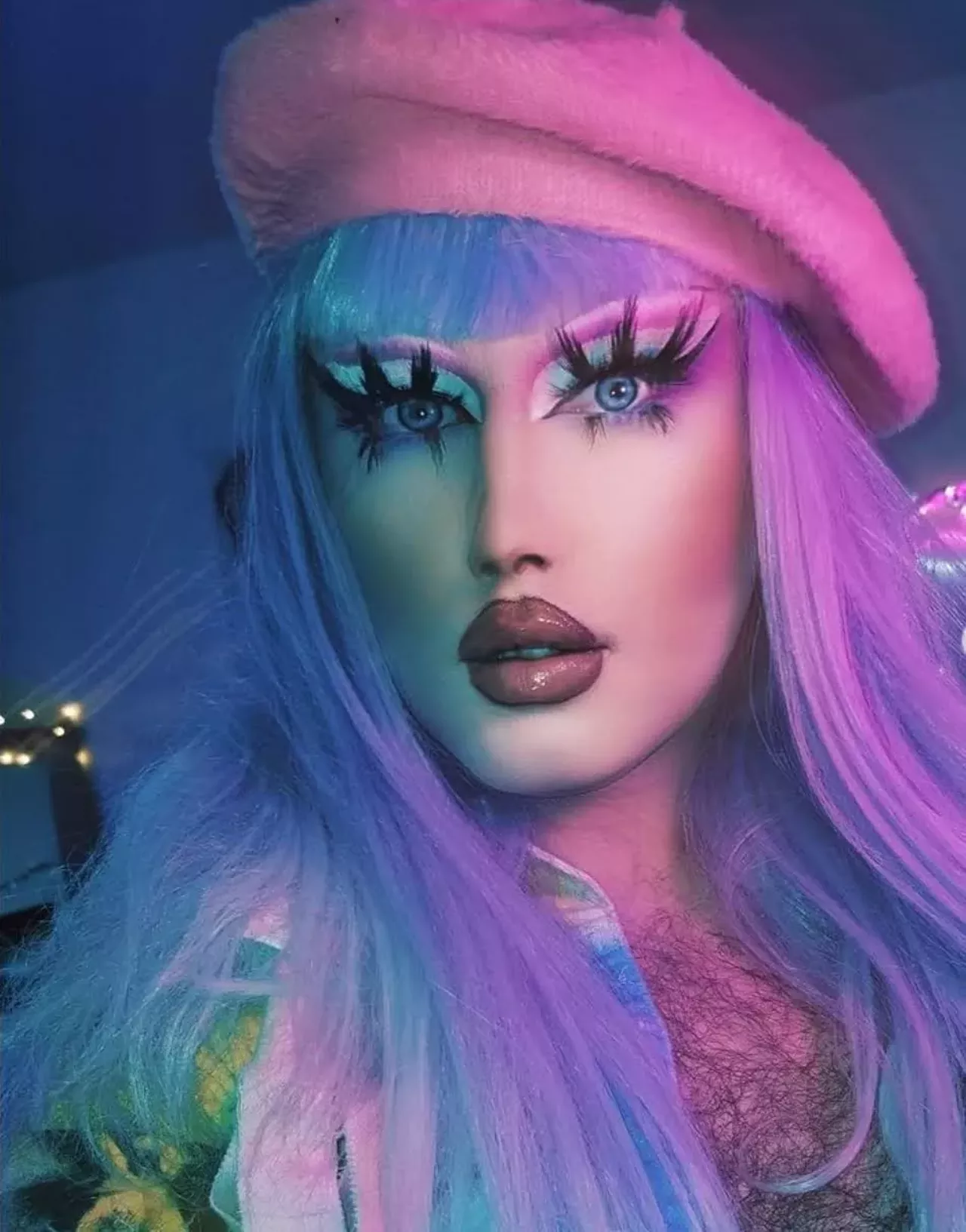 Artemiss (@artemiss.png) Artemiss performs in Detroit, Ann Arbor, and virtually, but really we’re here for her aesthetically pleasing Instagram page. Her long lashes, creative makeup looks (and hairy chest) are stunning. Photo by Artemiss (@artemiss.png)