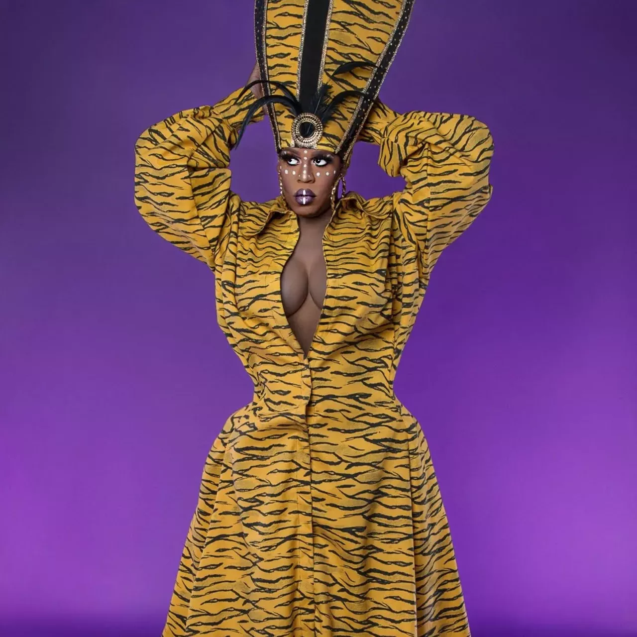 Lotipha Hunter (@lotipha_r_hunter) This queen is a regular performer at Gigi’s in Detroit. She was crowned Miss Amateur Gigi’s 2019-2020 and serves classic Hollywood glamor. Photo by Josh Mandujano (@joshmandujanophoto)