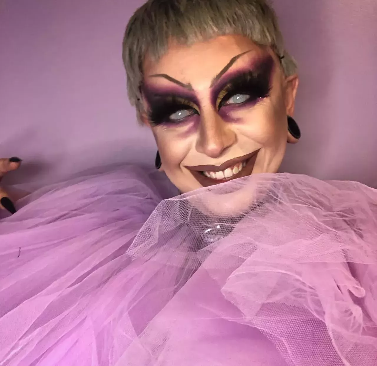 Velma Violet (@velmaviolet) We love a good heavy metal party, and this queen from Jackson gives us exactly that. Her drag is full of rock ’n’ roll attitude, knee-high boots, blood, and hauntingly beautiful characters. Photo by Velma Violet (@velmaviolet)