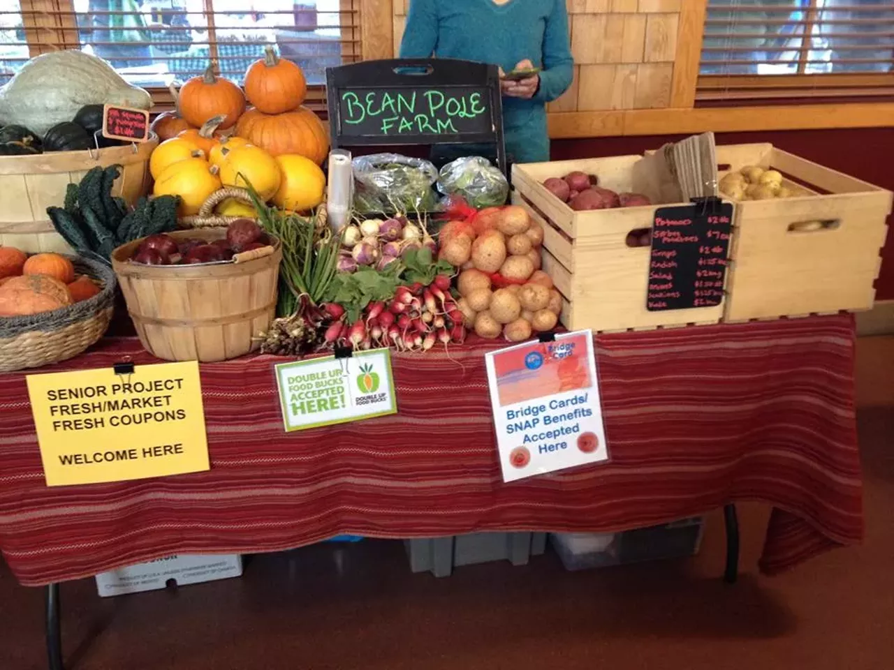 Downtown Marquette Farmers Market Marquette,MI Features vendors such as Be-leaf Bodycare for Body and hair care products, Blueberry Knoll Farms, Cold Weather Farm and Davin&#146;s Chocolates. Open May 21-December 17 from 9 am-1 pm. Photo via Facebook: Downtown Marquette Farmers Market