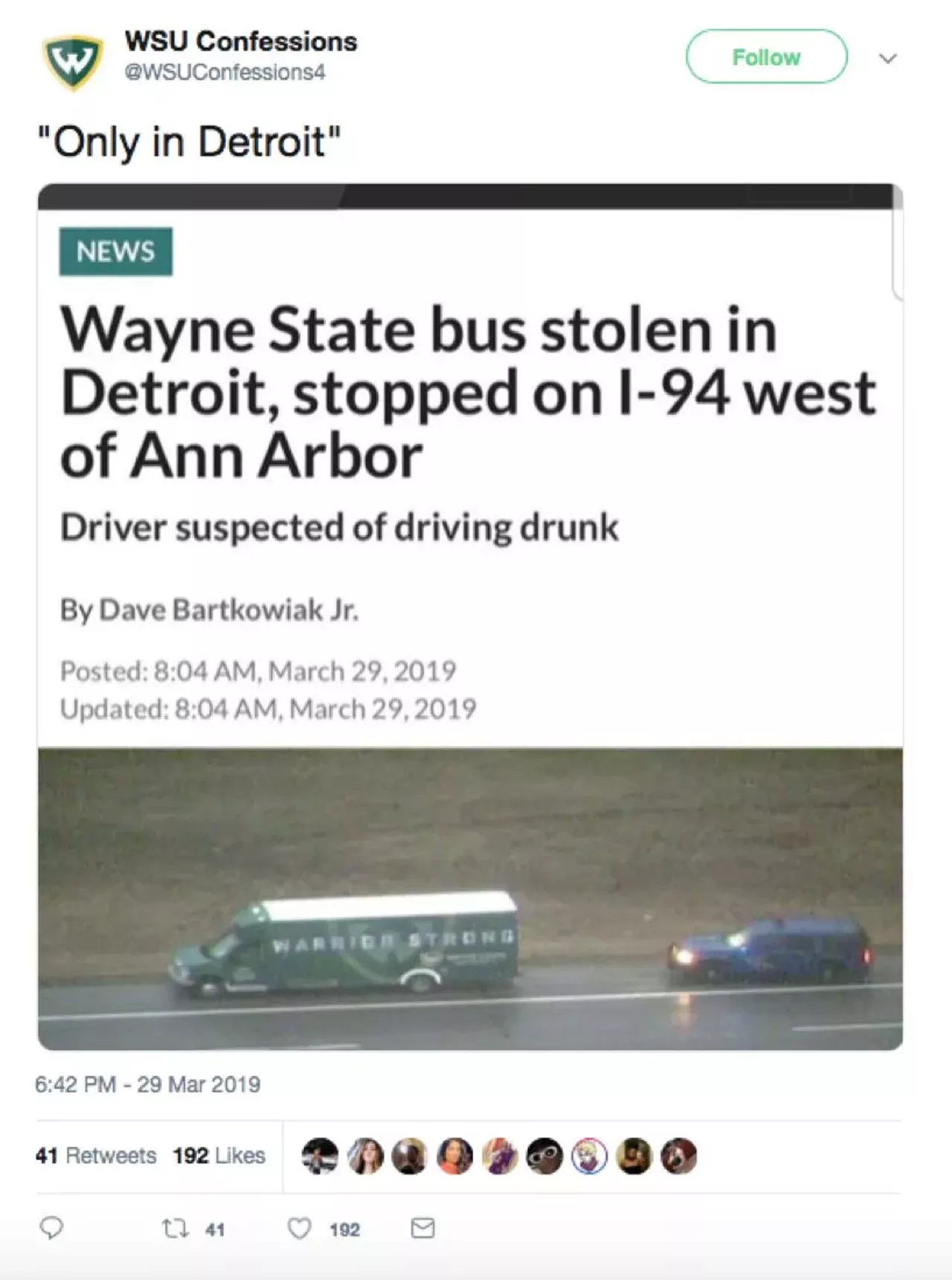 Might want to use one of those three free absences, students. @WSUConfesns4 / Twitter