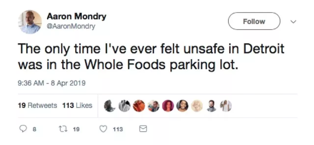 The most anxiety-inducing, near-death experience any Detroiter will ever have.&nbsp;&nbsp; @AaronMondry / Twitter