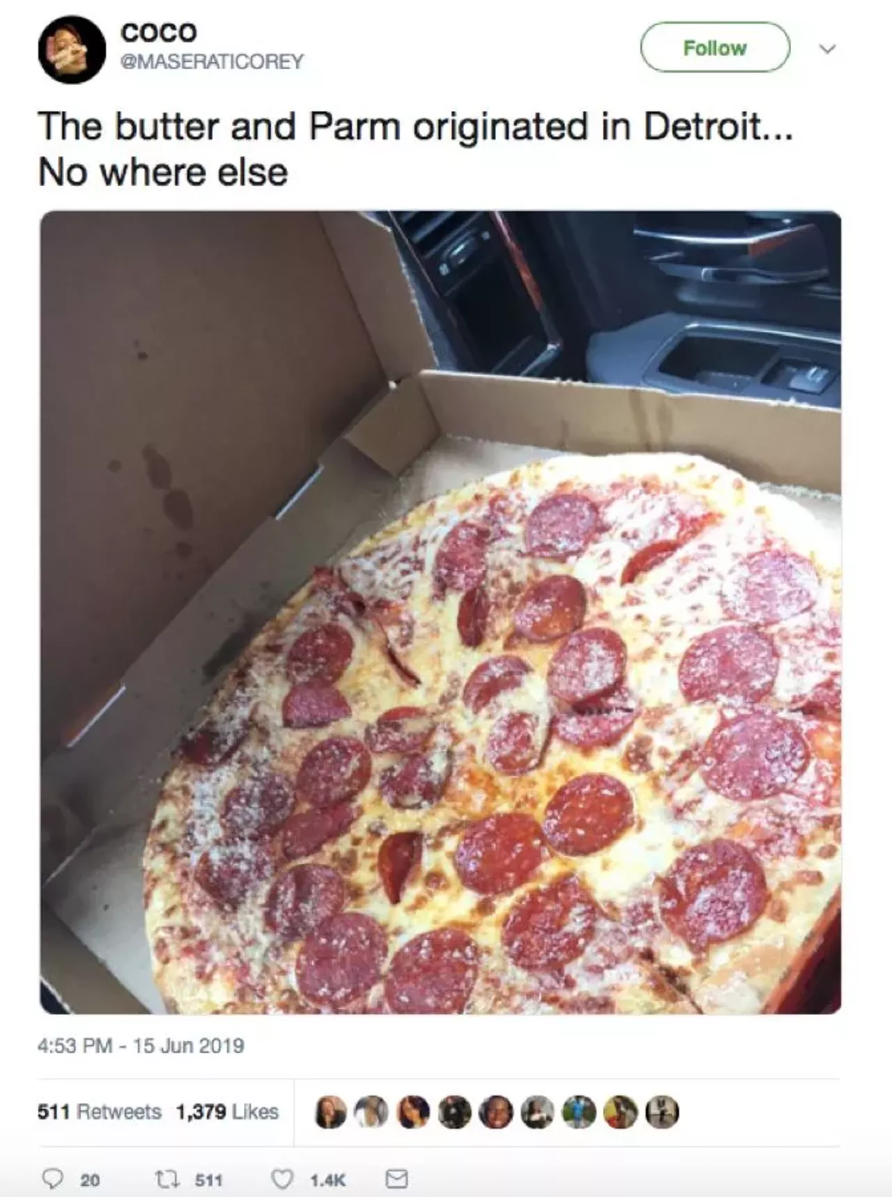 According to Detroit Twitter, Little Caesars is only good in Detroit. Sorry, everywhere else.&nbsp; @MASERATICOREY / Twitter