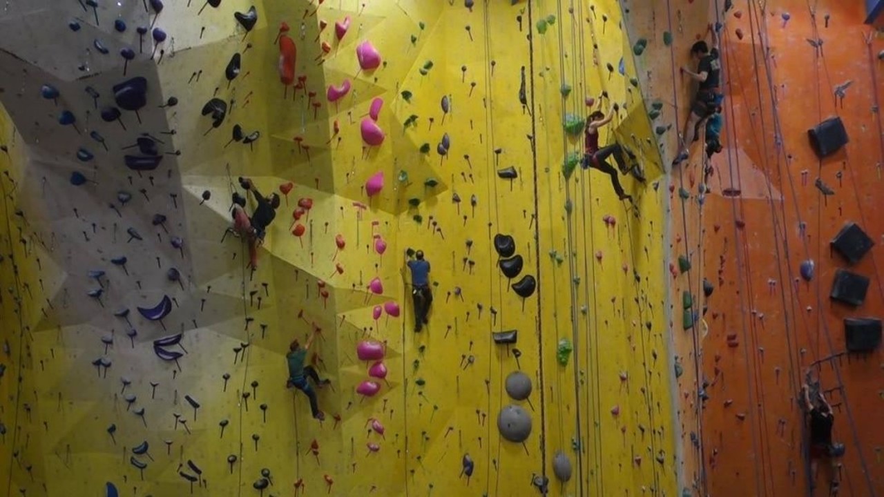 Planet Rock Climbing Gym
1103 W. Thirteen Mile Rd., Madison Heights; 248-397-8354; planet-rock.com
With locations in Madison Heights and Ann Arbor, Planet Rock is a convenient spot for first-timers as well as experienced climbers to get in some solitary sweating. Time for a little Free Solo-ing of your own.
Photo via Planet Rock Climbing Gym / Facebook