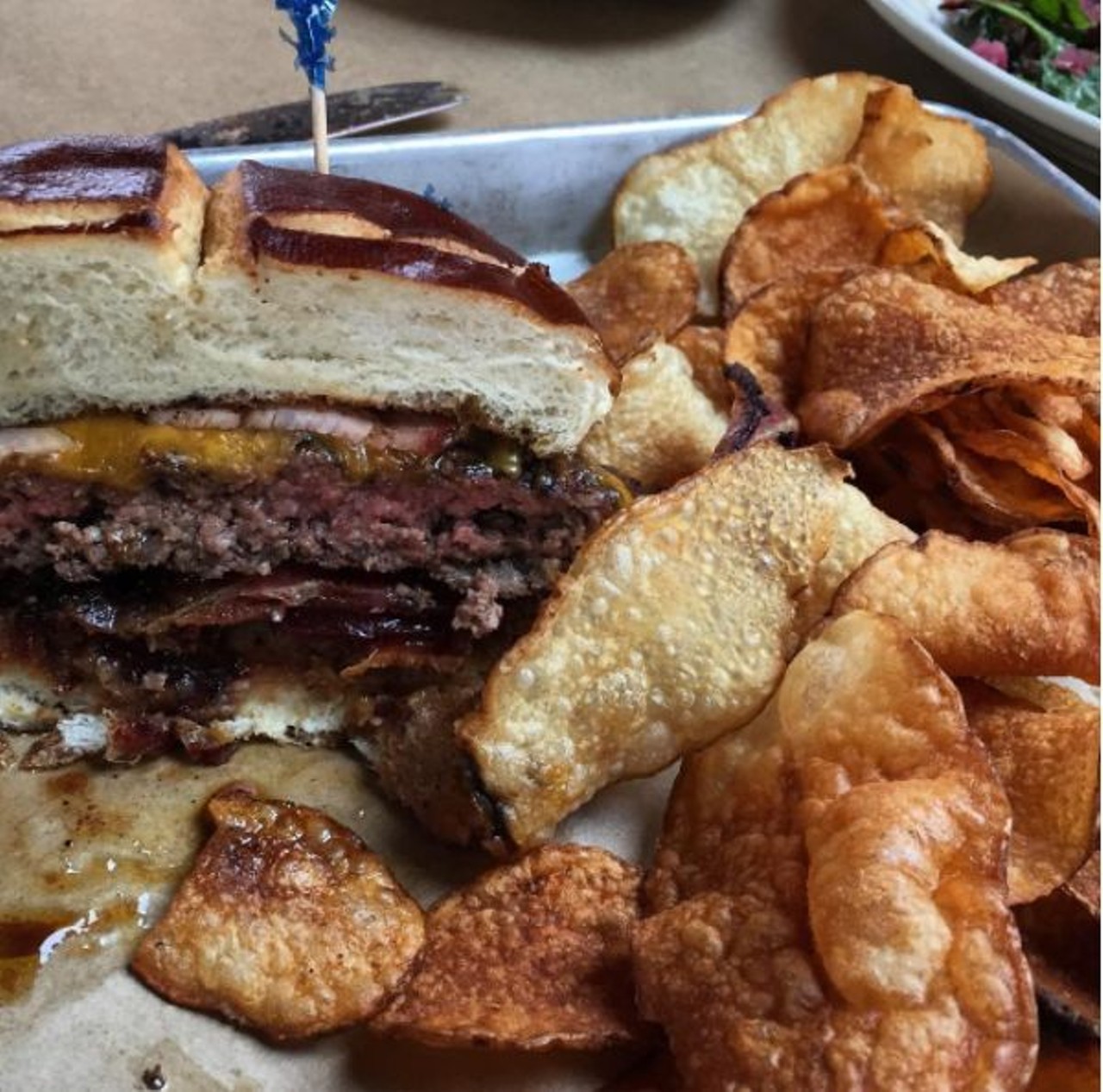 Vinsetta Garage
27799 Woodward Ave, Berkley, MI 48072
Massive burgers, sweet potato fries, and onion mac and cheese make this restaurant a winner. A Detroit-take on average American cuisine. The garage&#146;s menu also offers plenty of vegan and gluten-free options.
(Photo courtesy of @dave_moss on Instagram)