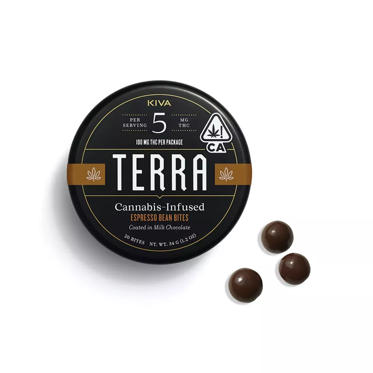 For those who like a caffeinated kick with their cannabis Kiva Espresso Bean Terra Bites, $22 Breeze, 24517 John R Rd., Hazel Park; 833-927-3393; breeze.us Don&#146;t talk to us until we&#146;ve had our coffee or our cannabis! But, lucky for you, we&#146;re always abuzz with both. We have to warn you, though &#151; when it comes to Kiva&#146;s Espresso Bean Terra Bites, it&#146;s easy to, well, overdue it. Kiva&#146;s Terra Bites are made from micro-roasted Tanzanian coffee beans coated in dark chocolate, and each piece contains 5mg of THC, with a total of 100mg of THC per container. Fans of this product say that they&#146;re a great way to kick-start morning workouts, though we&#146;re not sure if they&#146;ll inspire morning workouts in those who don&#146;t, uh, normally work out. Can&#146;t hurt to try!
