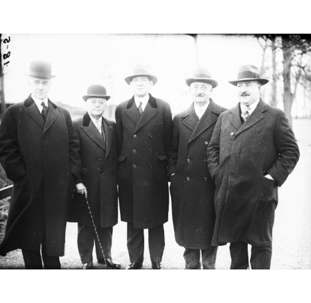 Group portrait of members of the Detroit Zoo Commission (circa 1929)