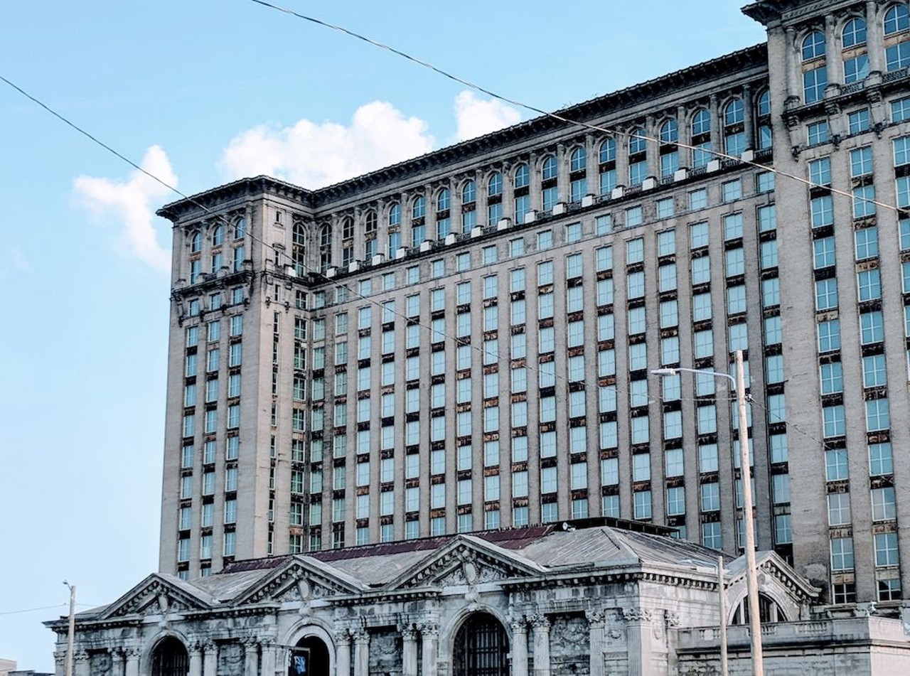 Michigan Central Station
2001 15th St., Detroit
It&#146;s been photographed by Vogue and has been mistreated by greedy billionaires and, well, was recently resurrected by billionaires. Michigan Central Station, situated in Corktown, is one of the most iconic Detroit structures, and it's suited for a legendary, larger-than-life marriage in the making. 
Photo by Jenifer Daniels/DetroitStockCity
