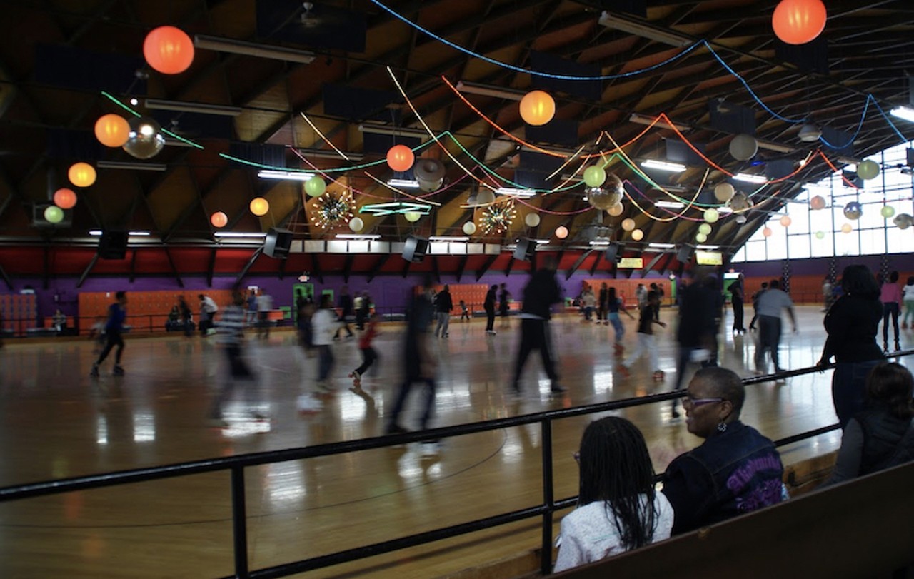 Northland Roller Rink
22311 W. 8 Mile Rd., Detroit; 313-535-1666;northlandrink.com
Show off how smooth you are at Northland Roller Rink. If you or your date are rusty sign-up for the rink’s skating lessons.