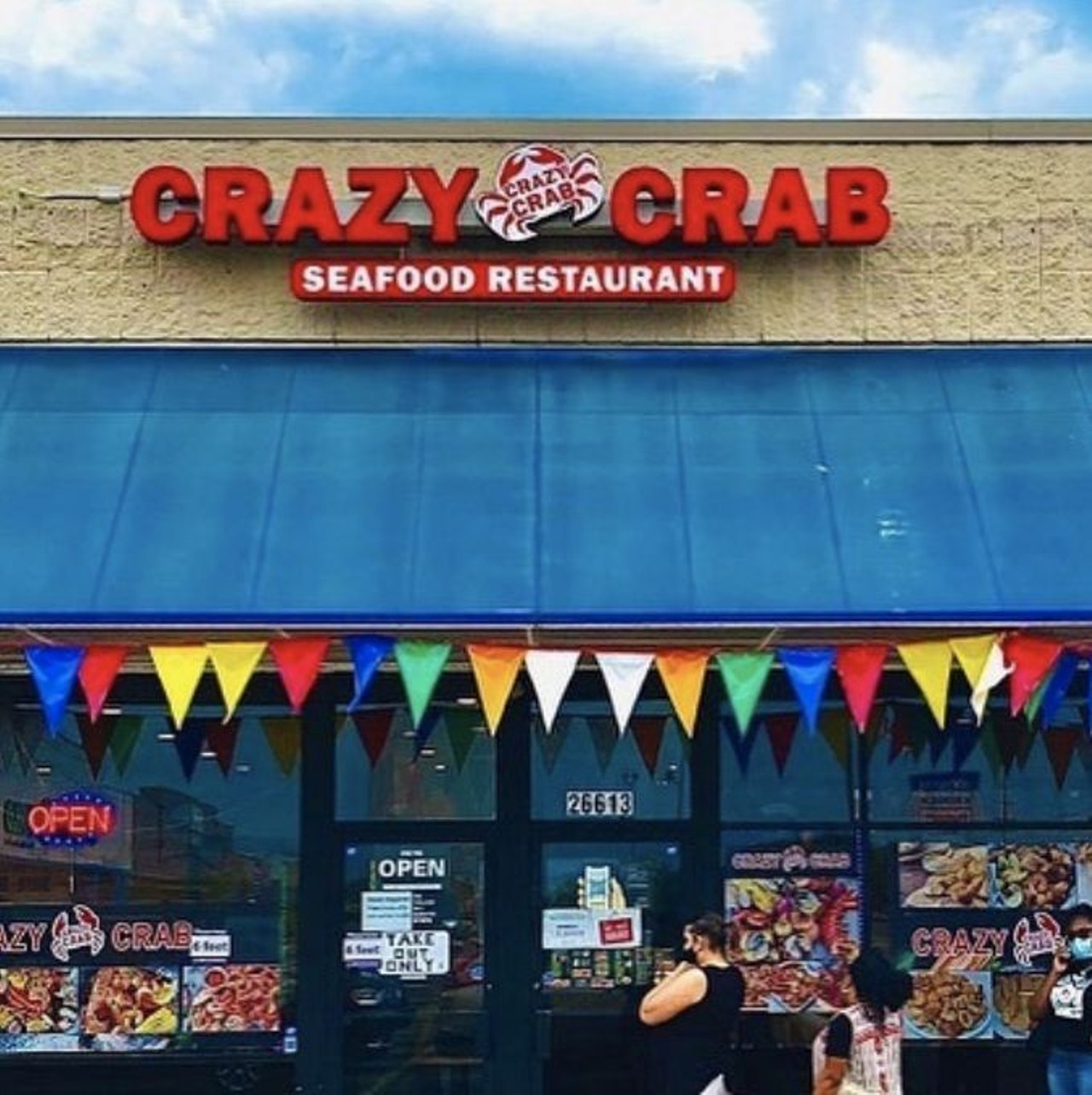 Crazy Crab Ypsilanti
2800 Washtenaw Ave., Ypsilanti; 248-681-3200; crazycrabypsilanti.com
This Ypsilanti spot offers a variety of fried seafood baskets and a selection of &#147;crazy seafood combos,&#148; all of which include corn, hard-boiled egg, and potatoes and can be customized with sauce options and spice levels. 
Photo via Crazy Crab Ypsilanti/Facebook