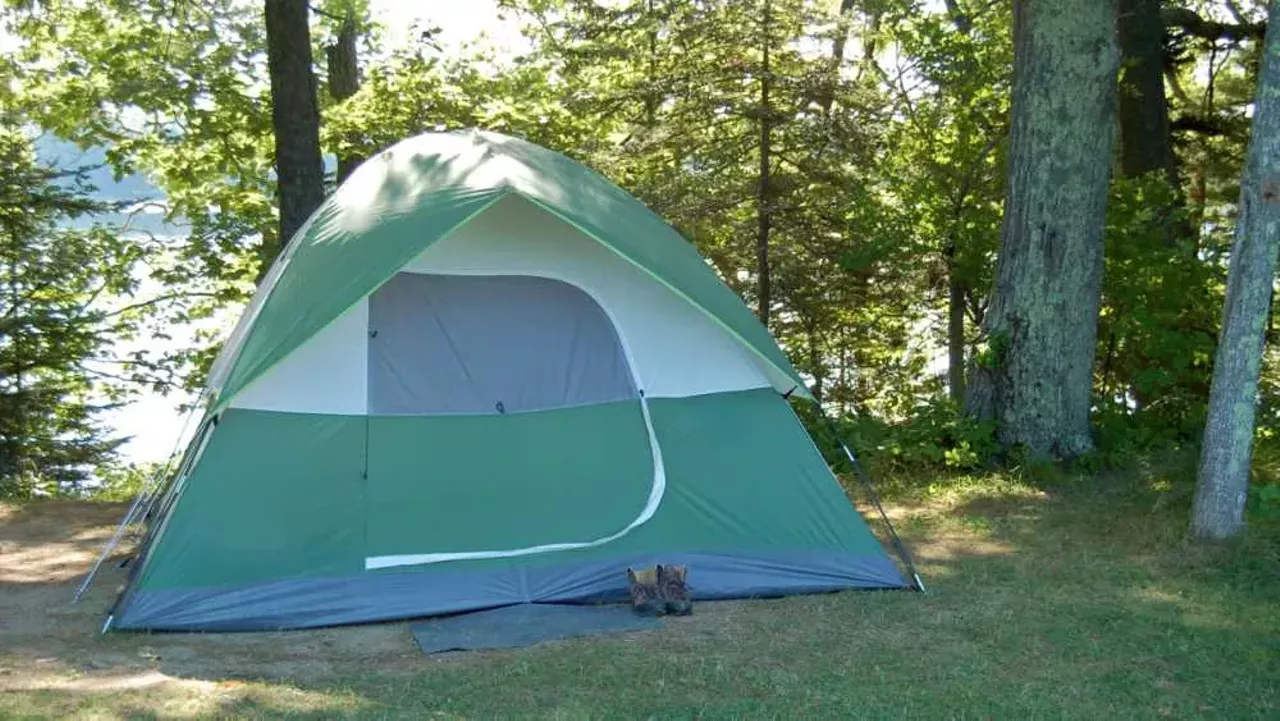 Big Bear 5851 Bear Lake Rd., Vienna; 989-732-5485 Big Bear Lake State Forest features 14 sites on the north shore for tents and small trailers. Photo via michigan.org