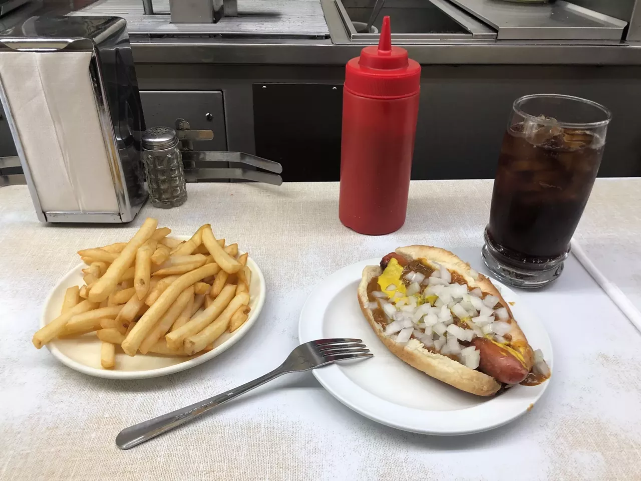 Coney dogs What tastes better than a hot dog smothered in chili, mustard, and onions when you’re drunk downtown at 3 a.m.? Answer: nothing.