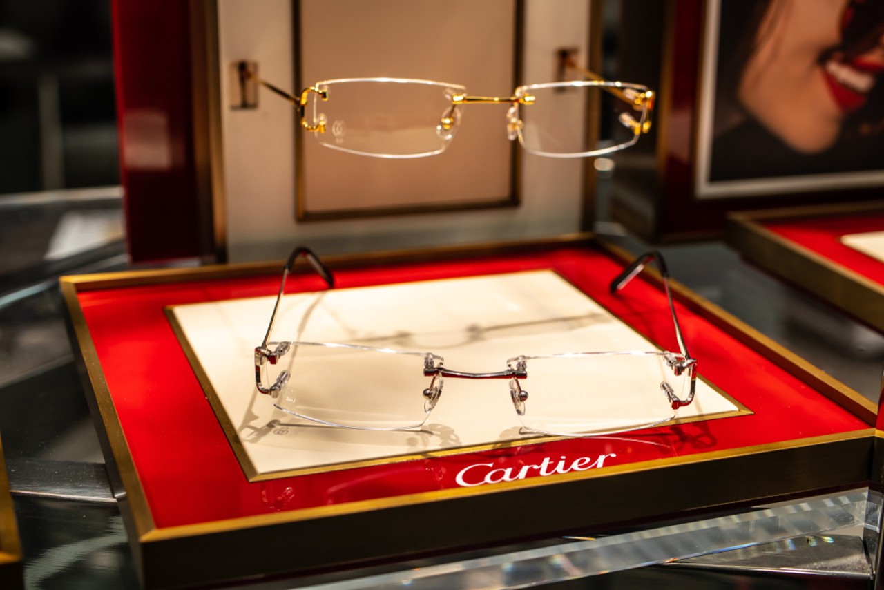 Cartier Buffs
Cartier sunglasses are a status symbol here, particularly the French luxury retailer’s C Décor buffalo horn frames, aka “Buffs.” You’ll see them sported by rappers and anyone who wants to stunt on their haters. Gov. Gretchen Whitmer was even gifted a pair, the highest honor from Detroit’s streets.