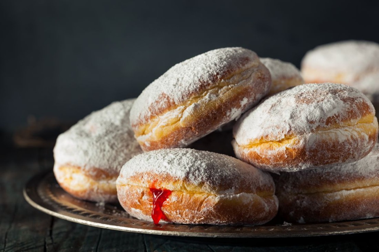 P?czki Day
The rest of the country calls it Mardi Gras, French for &#147;Fat Tuesday.&#148; But here, it&#146;s tradition to line up in the cold in Hamtramck to get an authentic piece of Polish heaven in the form of a jelly-filled doughnut. 
Photo courtesy of Brent Hofacker / Shutterstock.com