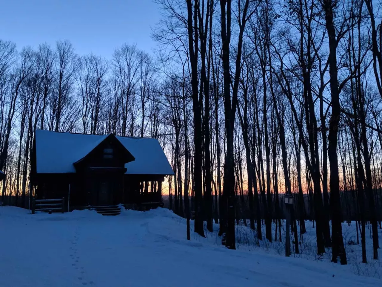  Go on a road trip Up North If you head north, you'll have a better chance of frolicking in the snow. Maybe this is a good opportunity to take a mini Michigan road trip to cozy cabins or family cottages Up North. Plus, the minimal amount of snow and ice means driving a few hours might be a little easier than it would otherwise. 