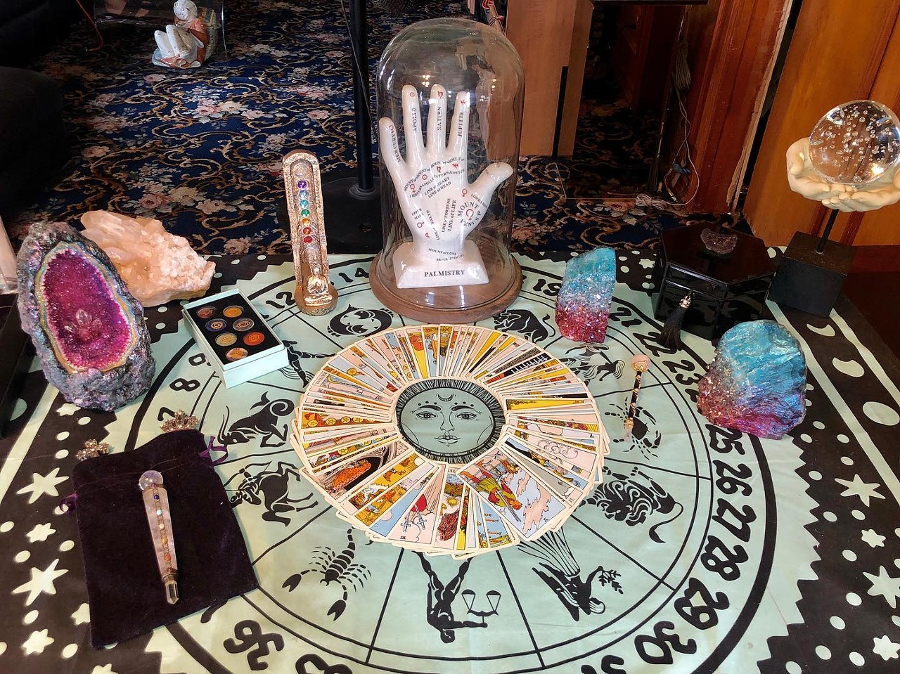 
Witches Night Bazaar: Rite of Spring
When: April 12 from 7 p.m.-12 a.m.
Where: Tangent Gallery (Detroit)
What: An evening of art, music, education, and magic 
Who: Tarot readers, metaphysical workers, and local vendors
Why: Kick off spring with a selection of jewelry, fine art, herbalism, self-care, and more. There will also be classes on crafting your own ritual tools and herbal potions.