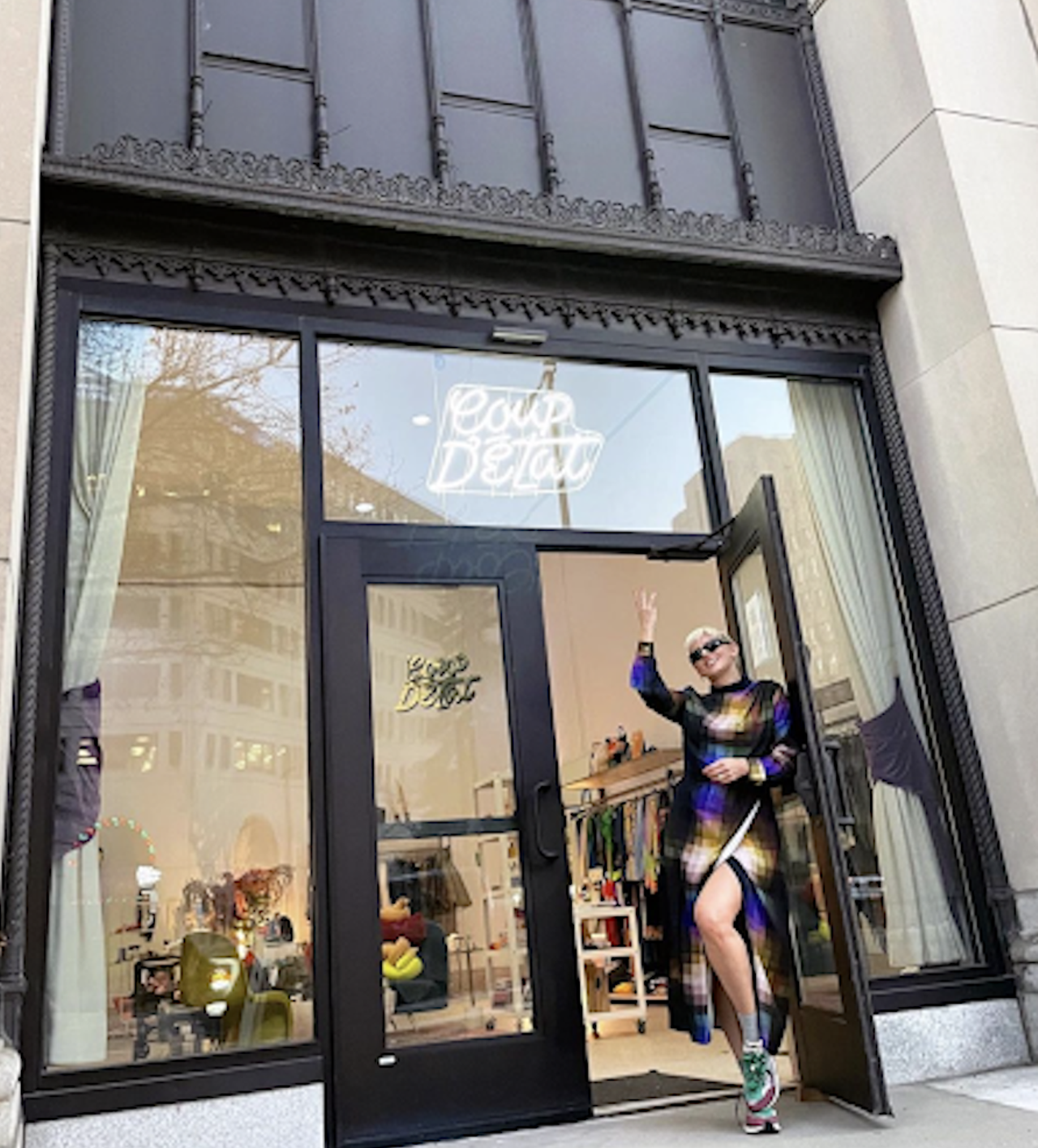 Coup D’etat
3044 W. Grand Blvd., Suite L-460, Detroit; 313-782-4480; shopcoupdetat.com
Angela Wisnewski opened Coup D’etat in 2019. The posh boutique features many independent designers with selections that go beyond the fast-fashion Instagram blueprint.