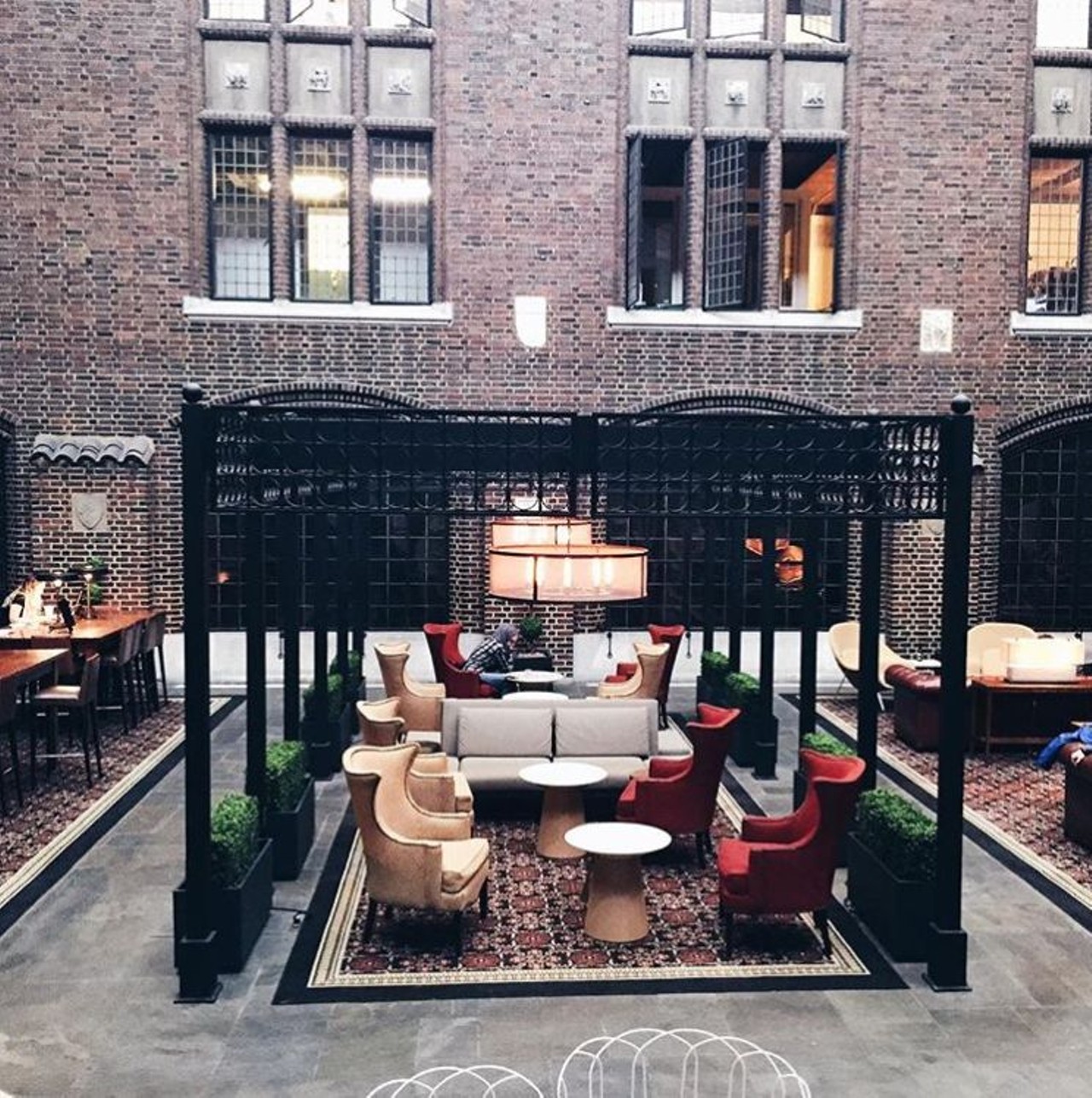  Kresge Court  
Kresge Court is perfect for when you want to be alone with a sandwich while sitting on a couch under a skylight. Granted, it can get busy, just keep your gaze down and don&#146;t make eye contact with anyone. 
Photo via Instagram, user vagababetravel  
