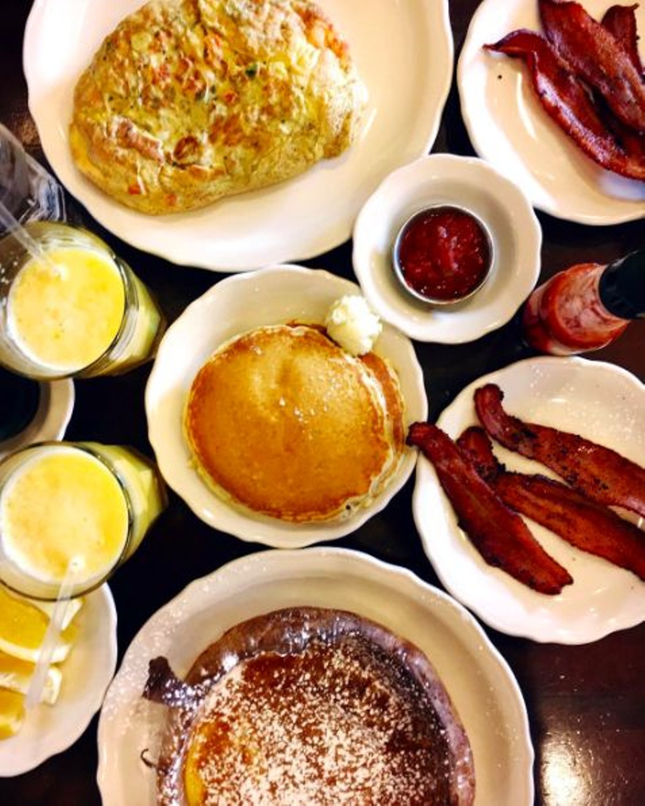 Original Pancake House
Birmingham: 33703 Woodward Ave.
Grosse Pointe: 20273 Mack Ave.
OK, maybe we&#146;re pointing out the obvious, but who would we be if we didn&#146;t sing the praises of this OG breakfast spot? Come Sunday morning if you&#146;re willing to wait, or stop by on a weeknight just because you can (the Dutch baby tastes just as good at dinnertime, trust us). No matter which location you visit, you&#146;re bound to leave this metro Detroit staple happier than you arrived.
Photo via IG user @tablefortwodetroit