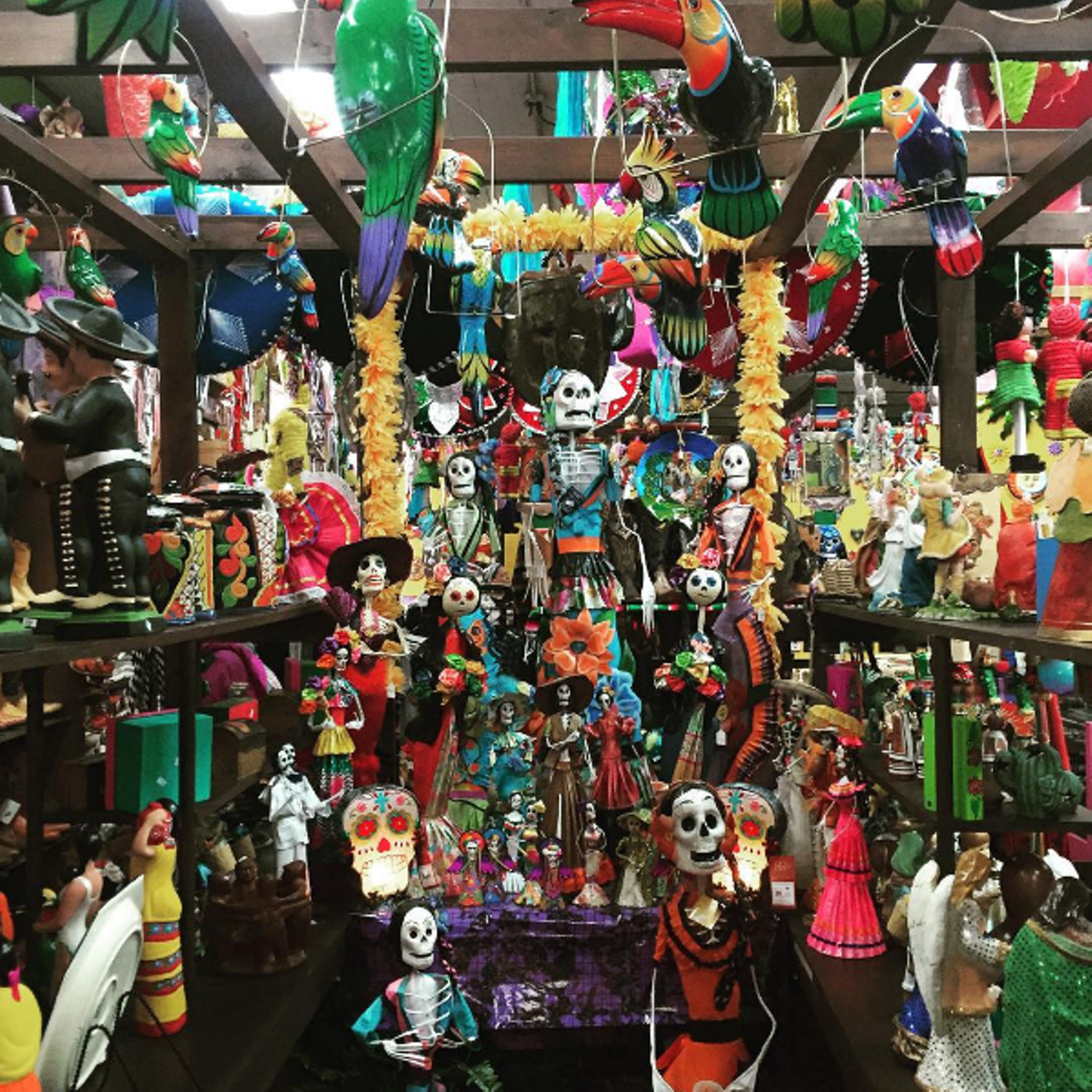 Xochi&#146;s Gift Shop &#149; &#149; 3437 Bagley St., Detroit; 313-841-6410; xochis.net &#149; Traditional Mexican folk art, colorful crosses, ofrendas, Katrina dolls, beautifully painted skulls, wooden flutes, tiny sombreros, taco-shaped Christmas ornaments, handmade Nativity scenes, and so much more await all those who stop into this Mexicantown gift shop. Photo via IG user a2serendipity.