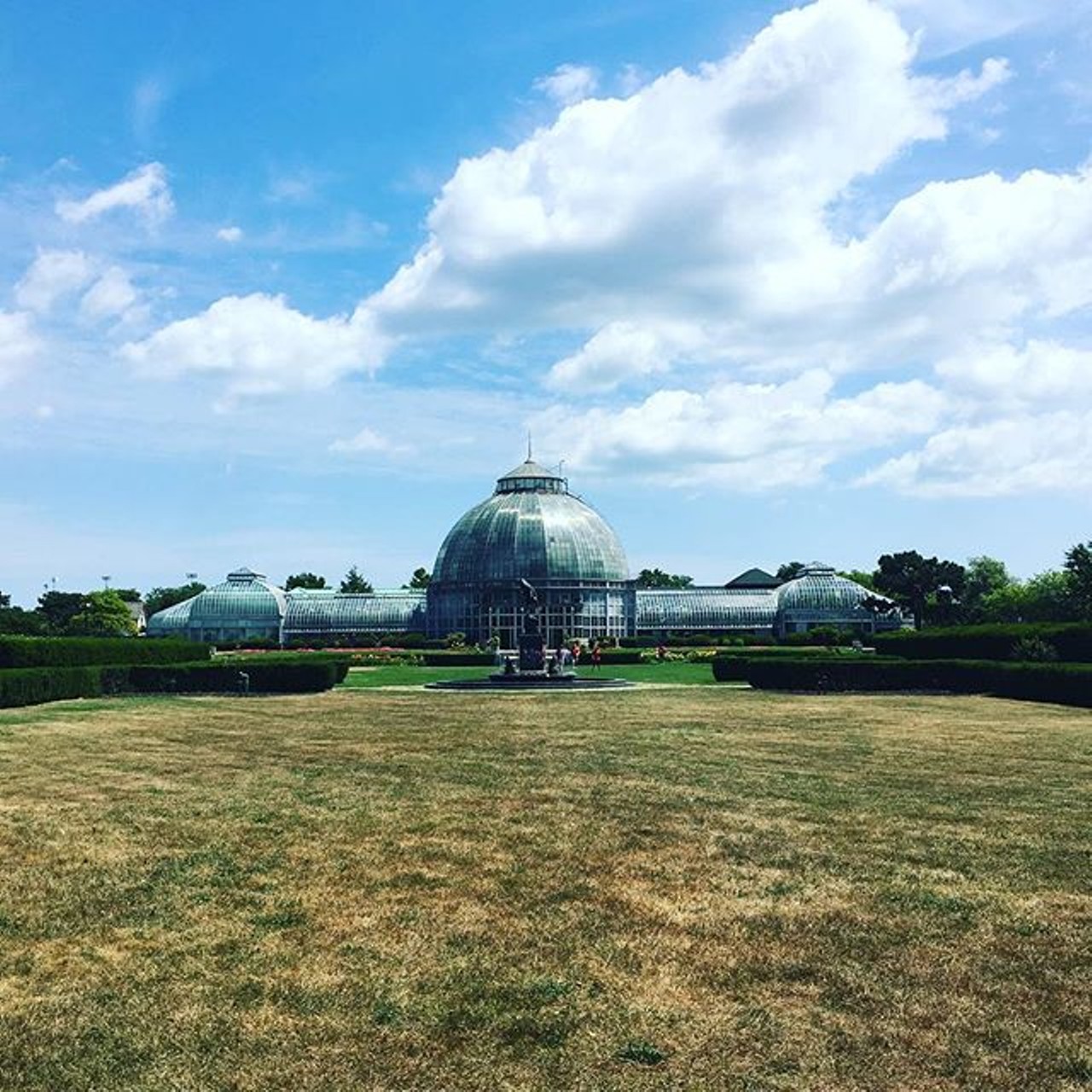 Belle Isle Conservatory, Detroit, Michigan 
Resting between the Detroit - Canada border, the Belle Isle Conservatory gives us a taste of the old Detroit. With beautiful plants stretching 982 acres, it&#146;s a breath of fresh air in the bustling city.  (Photo via Instagram, @caleal71)
