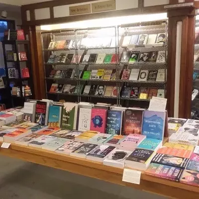 Bookbound 1729 Plymouth Rd., Ann Arbor; 734-369-4345; bookboundbookstore.com Touted as &#147;Ann Arbor's independent community bookstore,&#148; Bookbound offers a thoughtfully curated and eclectic collection that may or may not have been selected by Shop Dog, Bookbound's faithful bark, er, book lover and yes, that is the pupper's name. Photo via Bookbound/Facebook