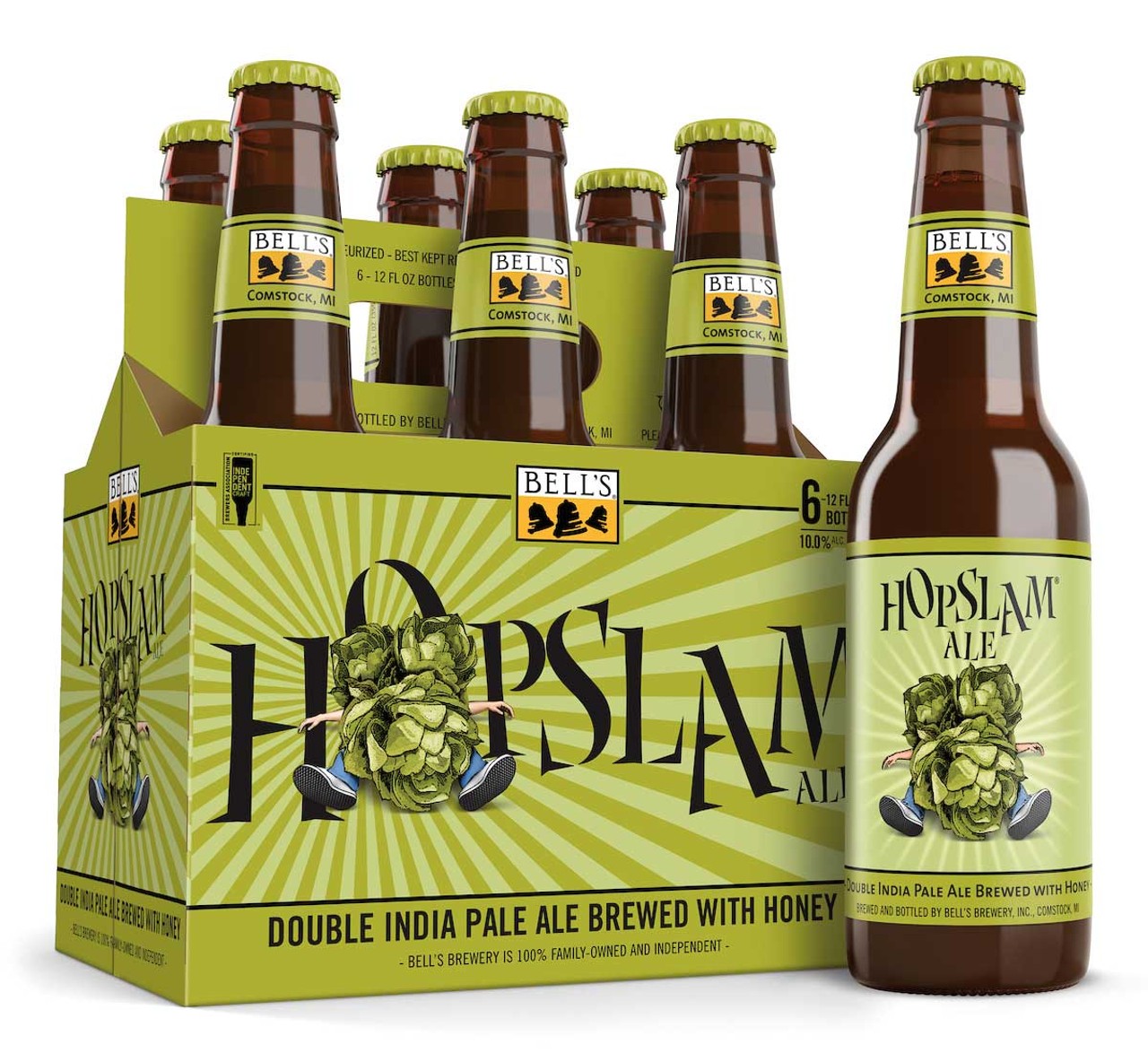 Bell's Hopslam
bellsbeer.com
Last year, Michigan brewery Bell’s moved the date of its 
popular (and very dank) seasonal Hopslam Double IPA from 
winter to late fall. Why? “In short, we have been listening to 
our fans and dry January is a hard time of the year to drink 
Hopslam,” the brewery said. “This change will allow our fan 
base to enjoy the beer with a little less guilt and a little more
celebration.” Hallelujah. You can pick up a six-pack for 
around $17. —Lee DeVito