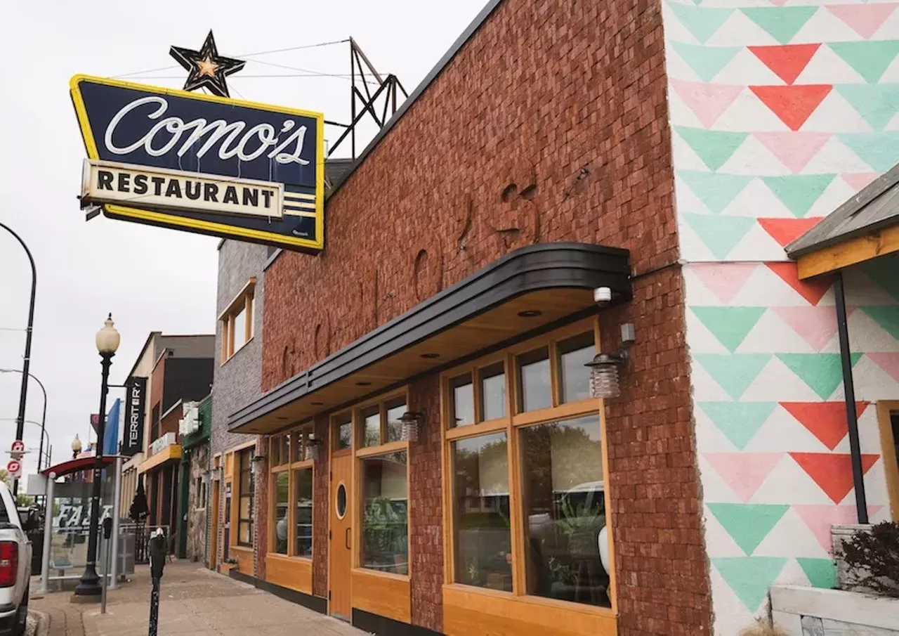 Como&#146;s
22812 Woodward Ave., Ferndale; 248-667-4439; comosrestaurant.com
This Italian-American restaurant got a major facelift in recent years, including the addition of gourmet Detroit-style pies to its menu. 
Photo via COMO&#146;s Ferndale / Facebook