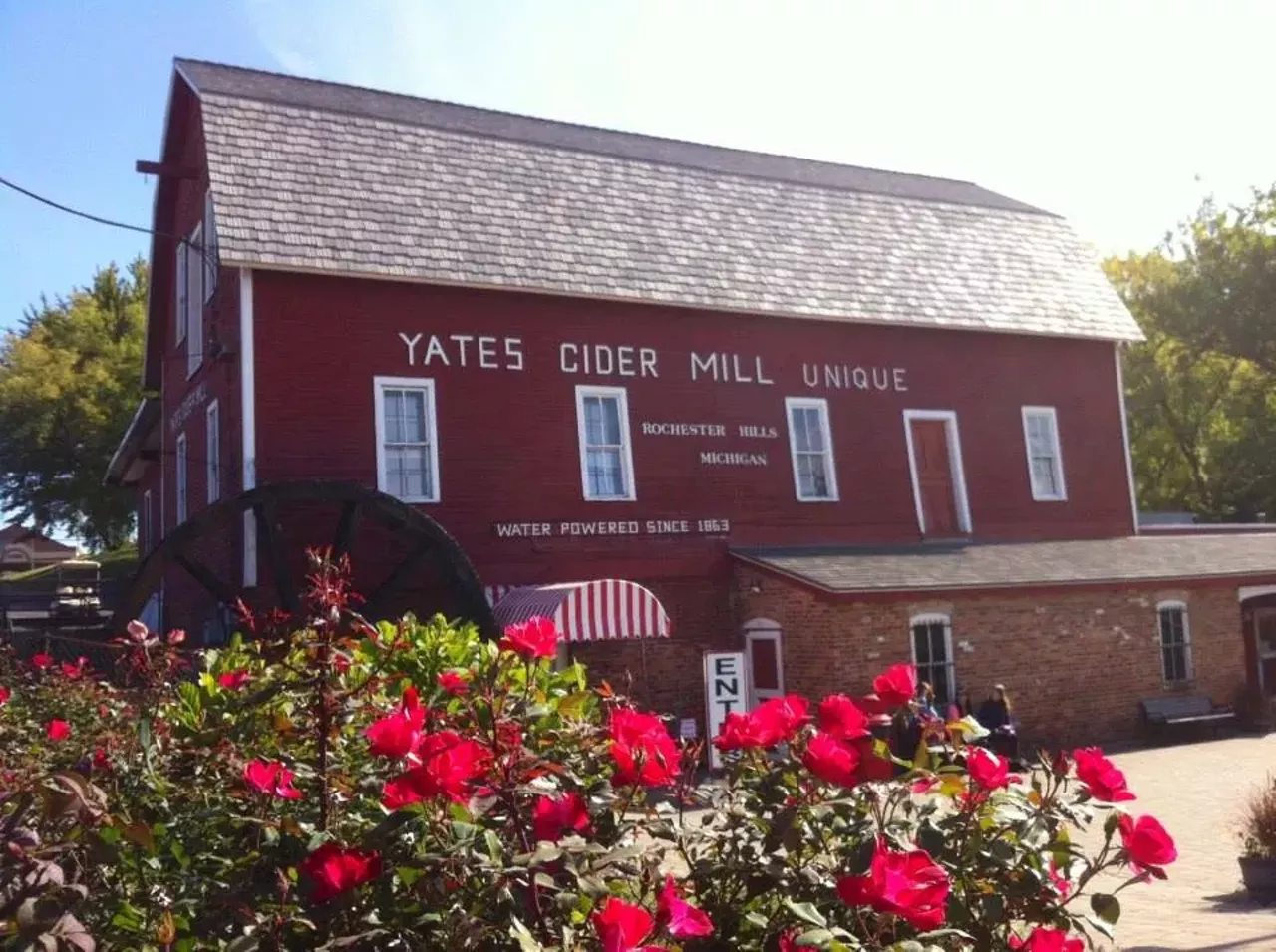 Yates Cider Mill 1990 E. Avon Rd., Rochester; 248-651-8300; 2375 Joslyn Ct., Lake Orion 248-481-9203; yatescidermill.com Yates is unique because it doesn&#146;t have just one location, but two, with one in Rochester and the other in Lake Orion. Both offer similar attractions and fall-ified treats. The Yates Ice Cream Shoppe invites those with a sweet tooth to make any number of homemade apple focused baked goods &agrave; la mode. They also offer historic mill tours, pony rides, river walks, and cider making. Photo via Yates Cider Mill / Facebook