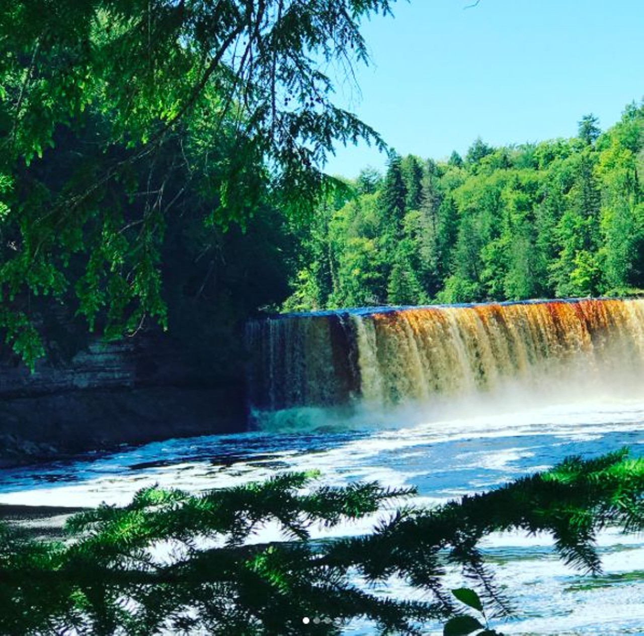 Tahquamenon Falls Paradise 
We know, we know: Everyone and their mother has told you to take this trip, but why not take their advice? With hiking trails of varying difficulties and camping sites abound, there&#146;s no reason not to finally make the Tahquamenon Trek (can we trademark that?).
Photo via IG user @kawainanda