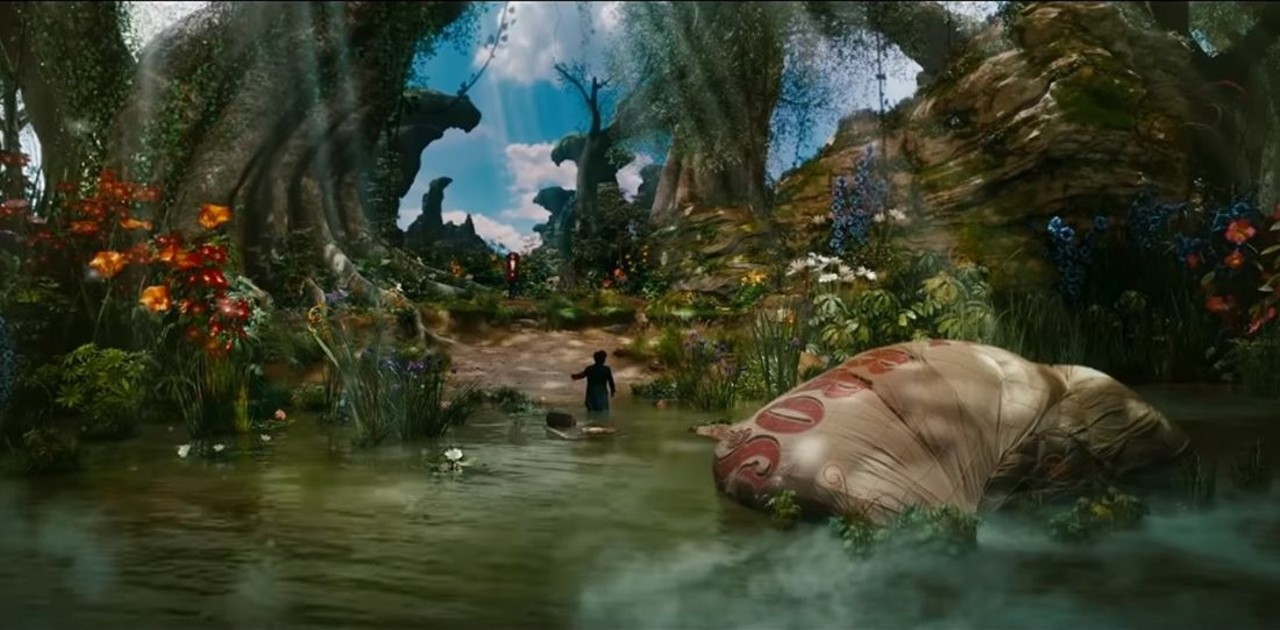 Oz the Great and Powerful (2013)
Directed by Royal Oak native Sam Raimi, this Wizard of Oz sequel was shot in Michigan, though you won&#146;t be able to tell; the movie was made at Raleigh Michigan Studios in Pontiac using a mix of sets and computer-generated imagery to create Oz&#146;s fantastic settings. The movie, which stars James Franco, Michelle Williams, Rachel Weisz, and Mila Kunis, premiered at Royal Oak&#146;s Emagine Theater.
Photo via Walt Disney Studios Motion Pictures