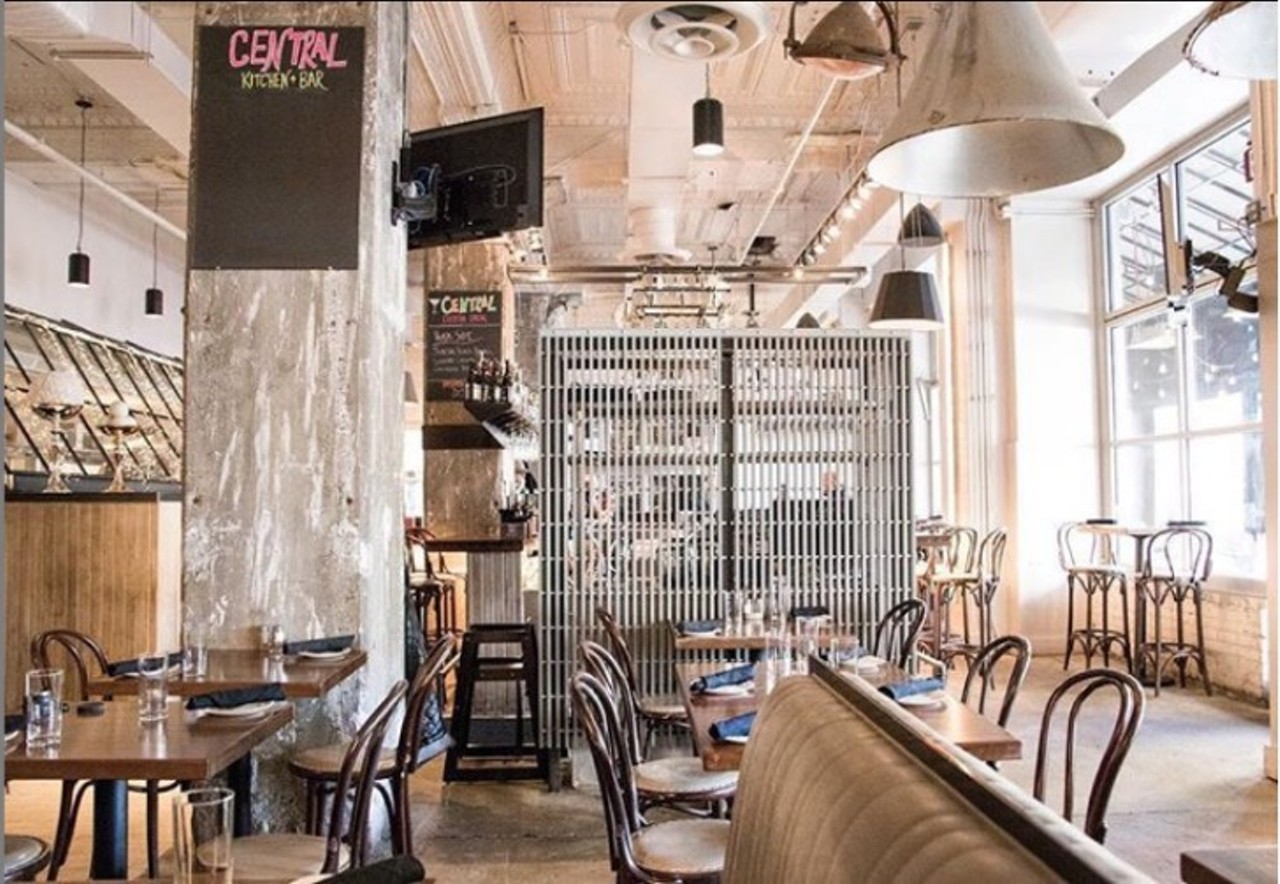 Central Kitchen + Bar
660 Woodward Ave., Detroit
This casual yet stylish gastropub located near Campus Martius offers up comfort food as well as weekend brunches and happy hours. 
Photo courtesy of @central_detroit