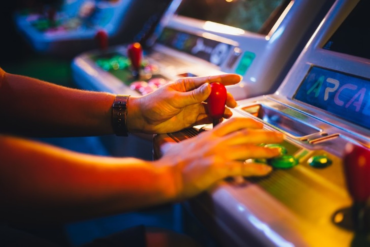 Set a new high score at Ready Player One
407 E. Fort St., Detroit
Bask in nostalgia as you play on dozens of machines, including pinball tables and arcade games. 
Photo via atmosphere/Shutterstock