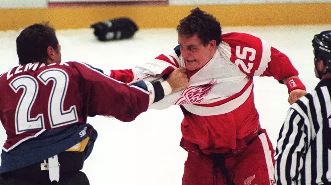 Image: 25 years ago, a Joe Louis bloodbath helped propel the Detroit Red Wings into a glorious era