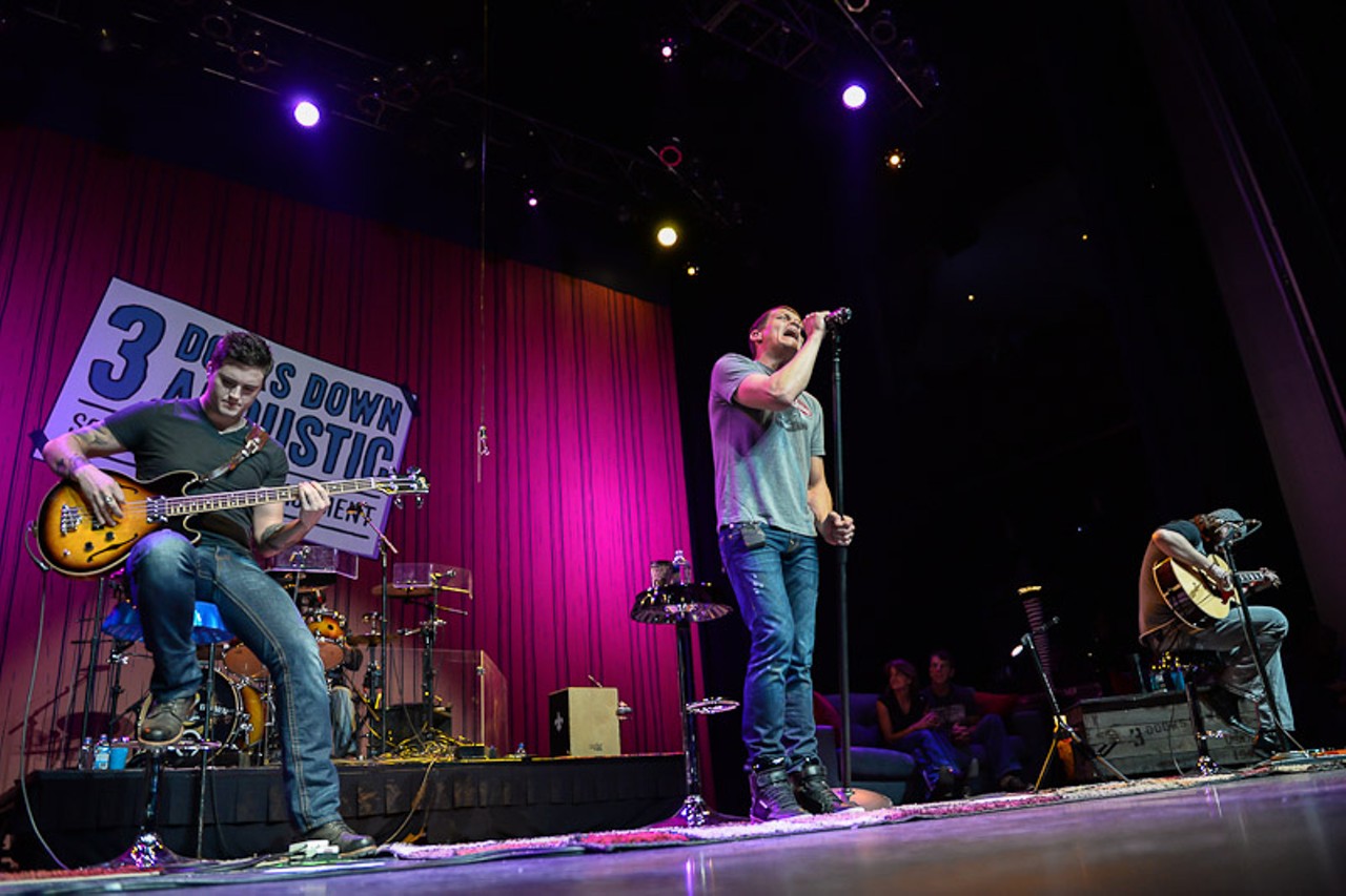26 photos from 3 Doors Down's acoustic set at MotorCity Casinos Sound Board