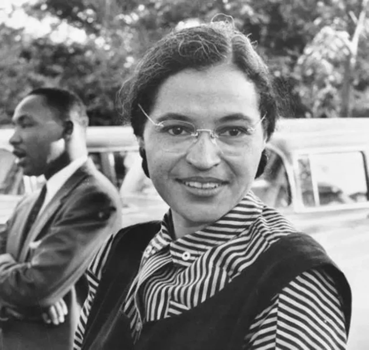 Rosa Parks Civil Rights activist Rosa Parks moved to Detroit in the late 1950s, following her role in the historic Montgomery bus boycott. She worked as a secretary and receptionist in the congressional office of U.S. Rep. John Conyers. Later, Parks was a board member of Planned Parenthood. Following her death in 2005, she was buried in Detroit&#146;s Woodlawn Cemetery. Photo via National Archives and Records Administration Records of the U.S. Information Agency Record Group / Wikimedia Commons