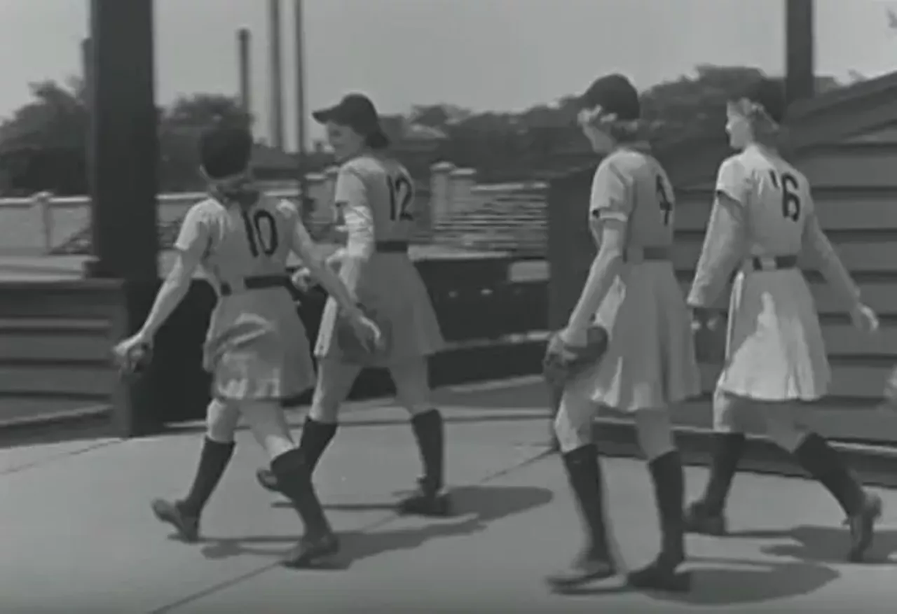 Rose Gacioch Portrayed by Rosie O&#146;Donnell in &#147;A League of Their Own,&#148; Rose Gacioch played in the All-American Girls Professional Baseball League from 1945 to 1954. She became a press operator in Illinois and retired to Sterling Heights in 1978. After her death in 2004, she was buried in Mount Olivet Cemetery in Detroit. Photo via screengrab / YouTube