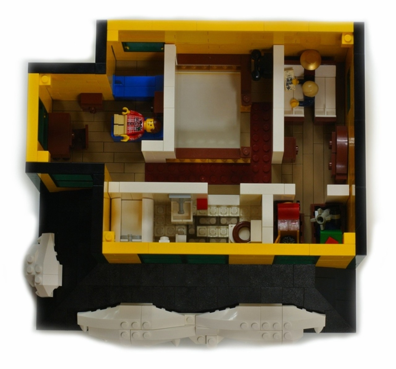 27 photos of the LEGO replica of the Christmas Story house